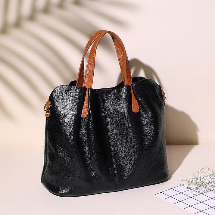 Premium Messenger Bag aus echtem Leder