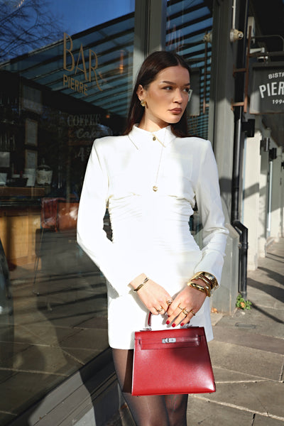 Elegante rote Handtasche – kleines Format, großer Auftritt