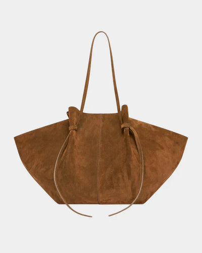 Statement Tote Bag mit Skulpturaler Form & Kordeldetail
