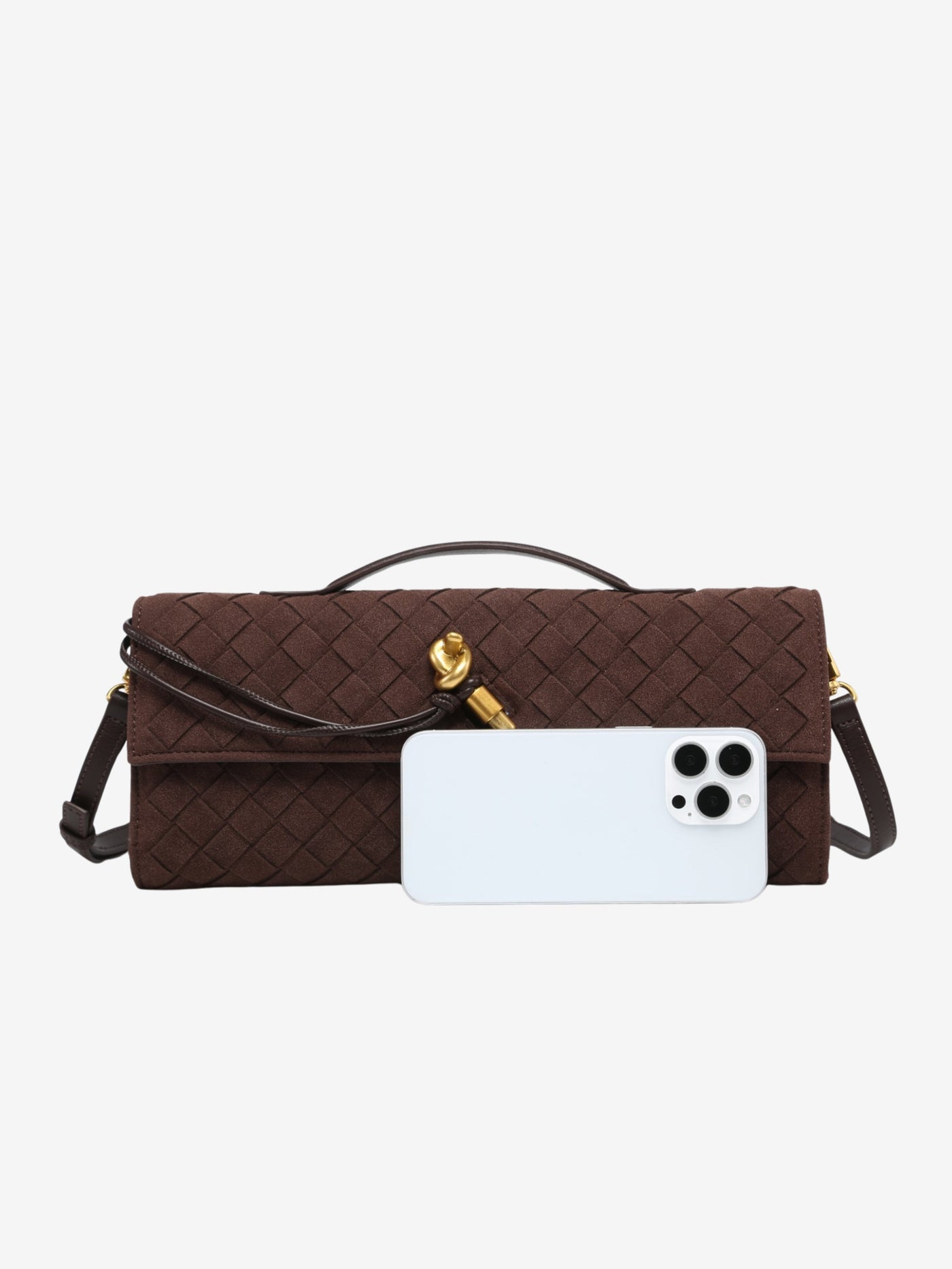 Elegante vegane Wildleder Clutch Bag – der perfekte Begleiter für stilvolle Auftritte