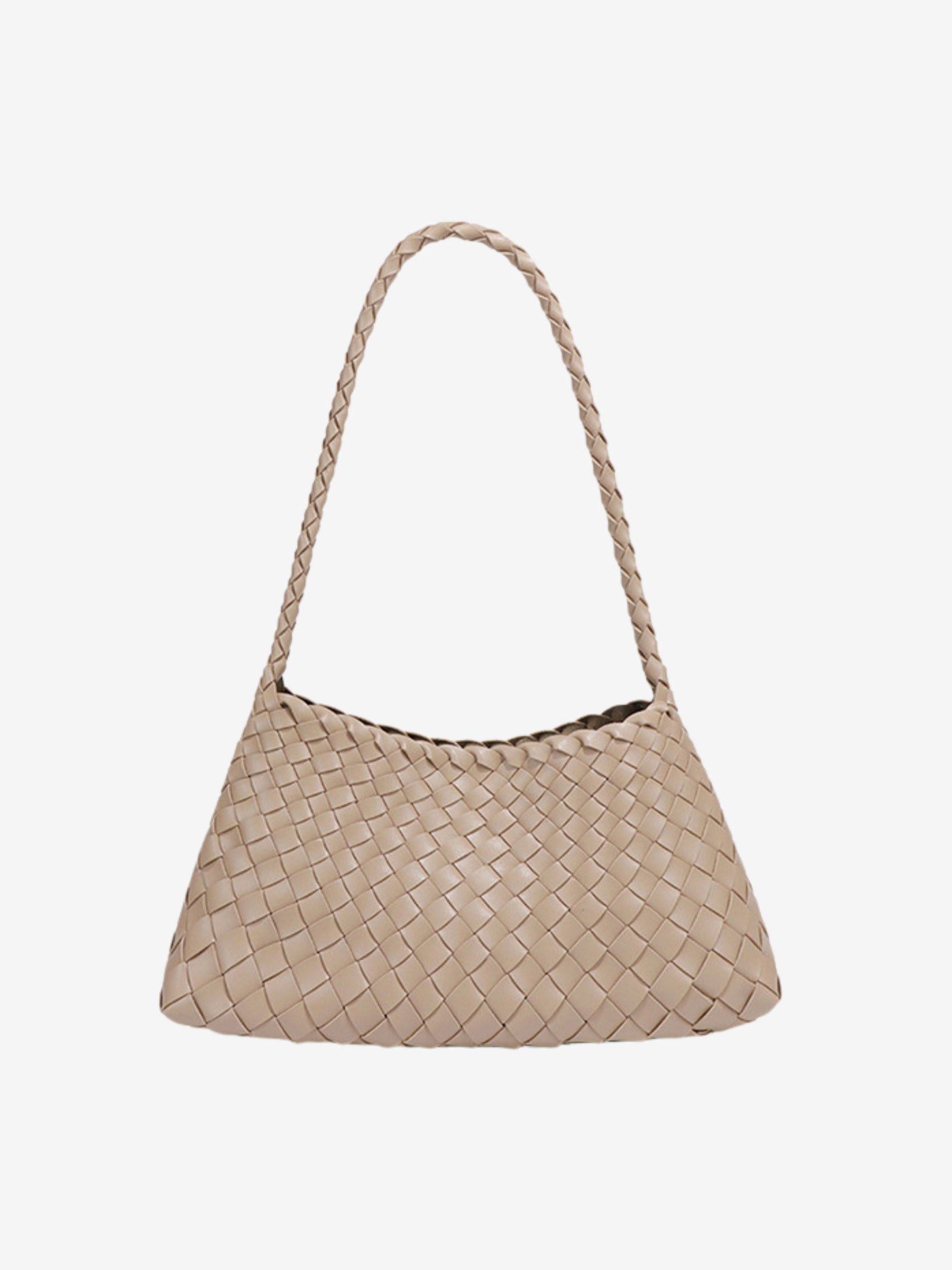 Livia | Klassische Geflochtene Handtasche in Schwarz
