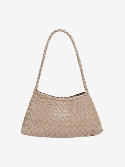 Livia | Klassische Geflochtene Handtasche in Schwarz