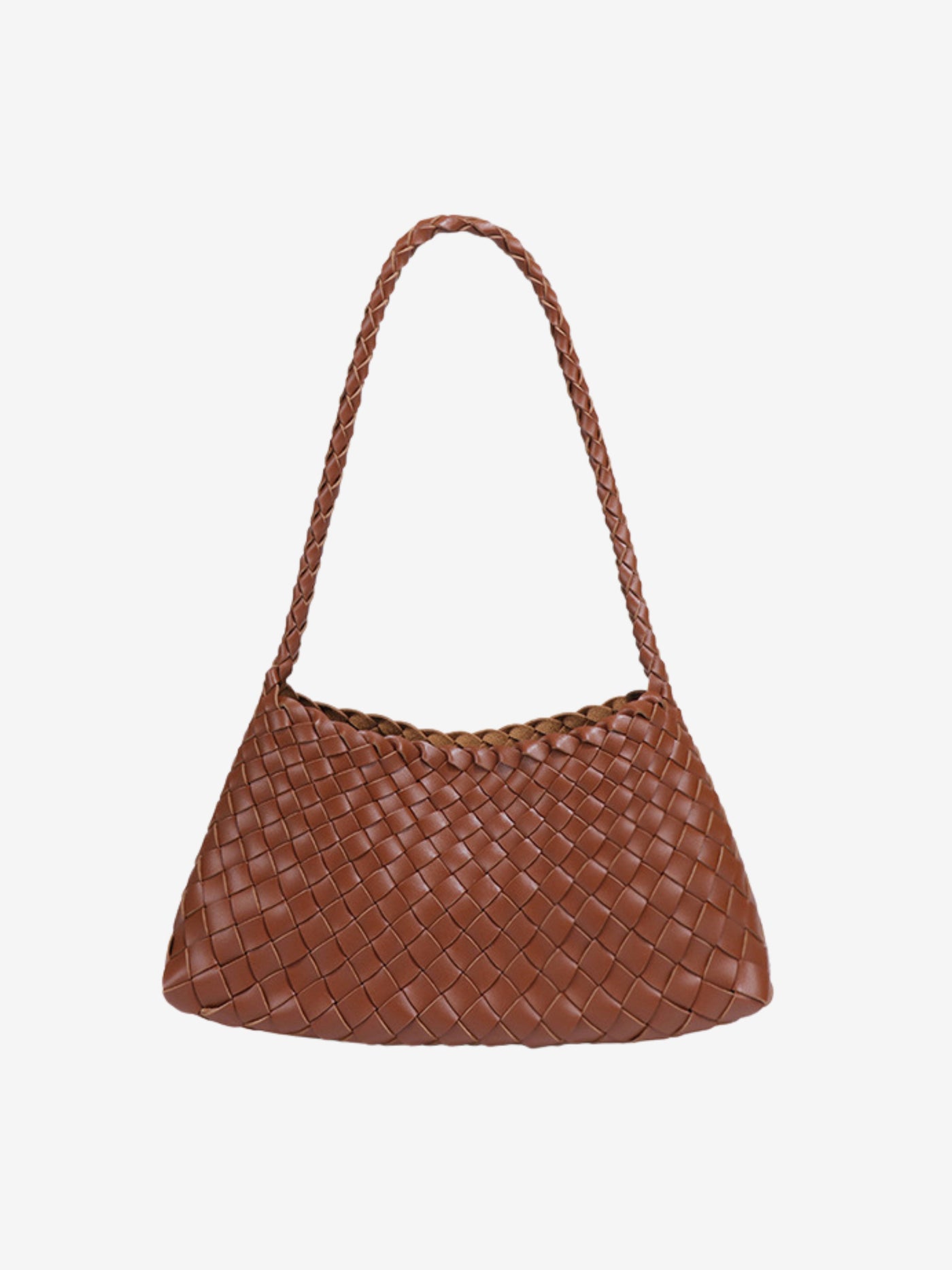 Livia | Klassische Geflochtene Handtasche in Schwarz