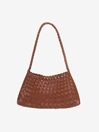 Livia | Klassische Geflochtene Handtasche in Schwarz