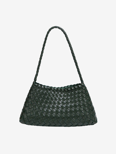Livia | Klassische Geflochtene Handtasche in Schwarz