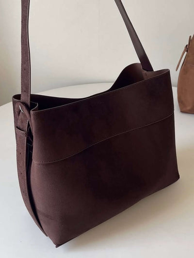 Hobo Tote Bag – lässige Eleganz aus veganem Wildleder