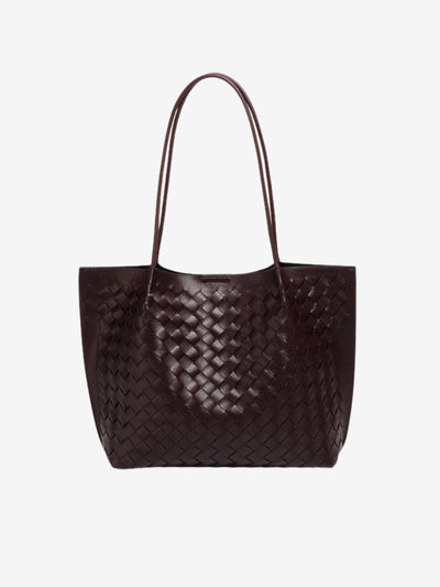 Elegante geflochtene Tote Bag – geräumig, nachhaltig und perfekt organisiert