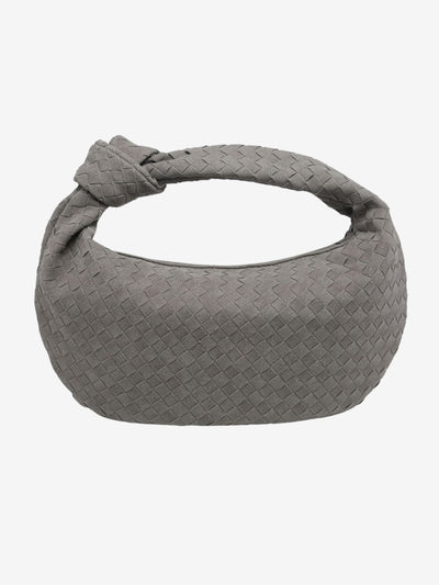 Geflochtene Schultertasche aus veganem Wildleder – stilvoll, soft und modern