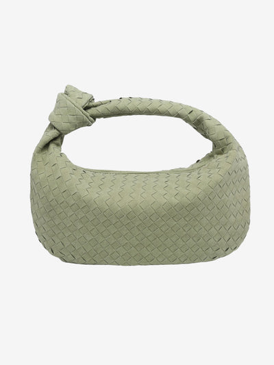 Geflochtene Schultertasche aus veganem Wildleder – stilvoll, soft und modern