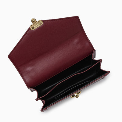 Crossbody Tasche Damen – Kleine Kroko-Optik Umhängetasche mit Goldkette