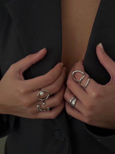 Ommoda | Schlangenring Silber