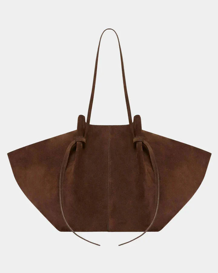 Statement Tote Bag mit Skulpturaler Form & Kordeldetail