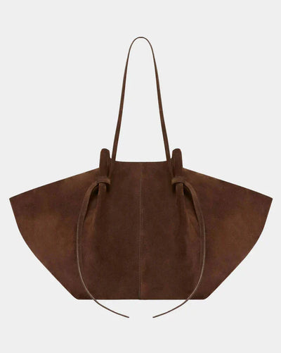Statement Tote Bag mit Skulpturaler Form & Kordeldetail