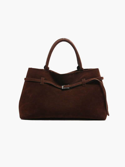 Elegante Damen-Tote aus echtem Wildleder – Stil trifft Funktionalität