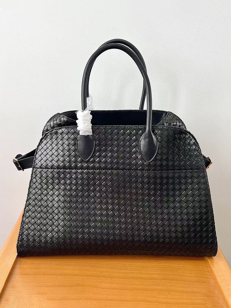 Elegante Handtasche mit geflochtenem Design und abnehmbarem Riemen