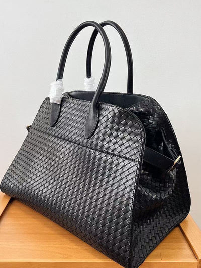 Elegante Handtasche mit geflochtenem Design und abnehmbarem Riemen