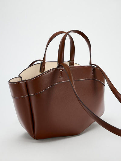 Elegante Shopper Bag – Premium Handtasche mit langen Henkeln