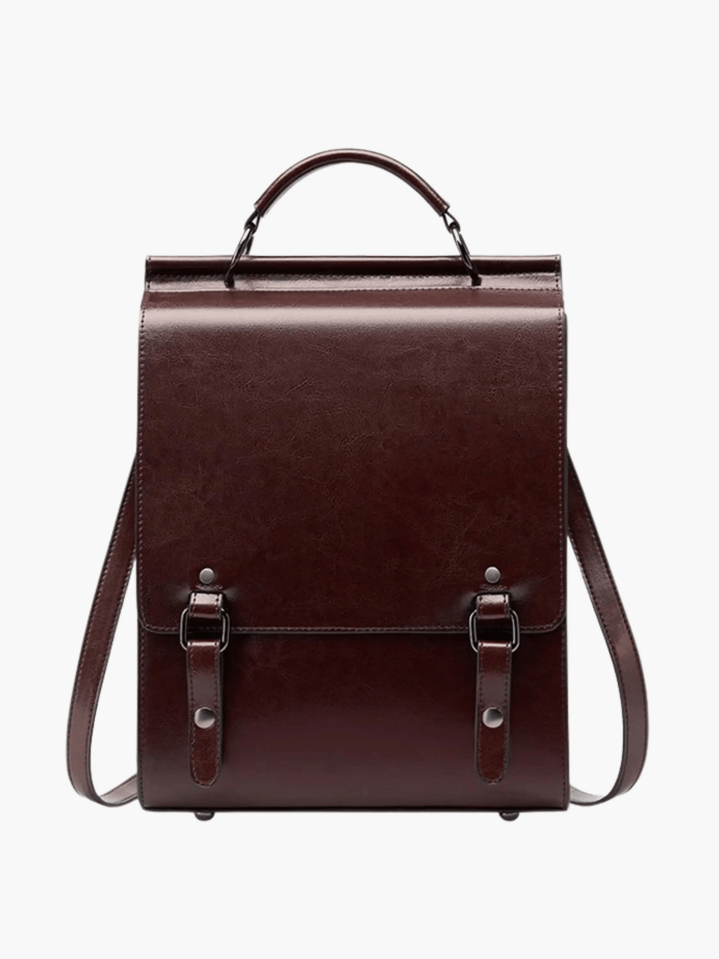 Eleganter Rucksack im Vintage-Stil mit klarer Linienführung