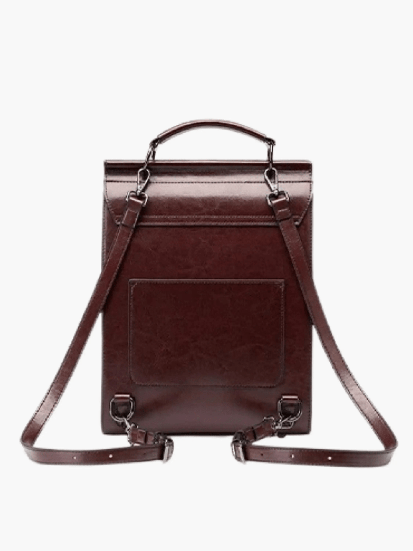 Eleganter Rucksack im Vintage-Stil mit klarer Linienführung