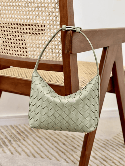 Luxuriöse Handtasche mit geflochtenem Lederdesign