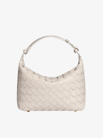 Luxuriöse Handtasche mit geflochtenem Lederdesign