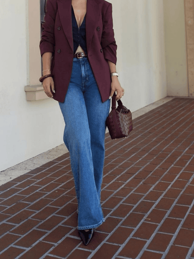 Luxuriöse Handtasche mit geflochtenem Lederdesign