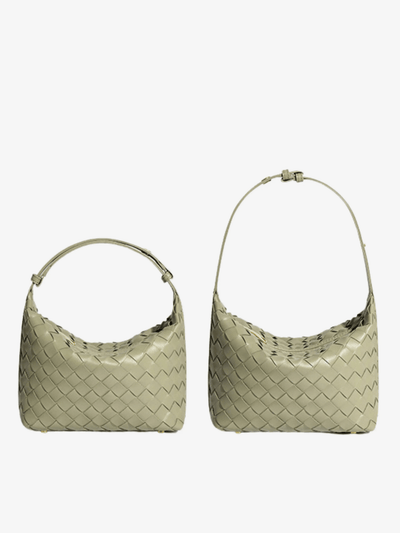 Luxuriöse Handtasche mit geflochtenem Lederdesign