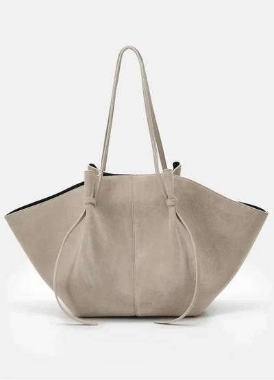 Statement Tote Bag mit Skulpturaler Form & Kordeldetail