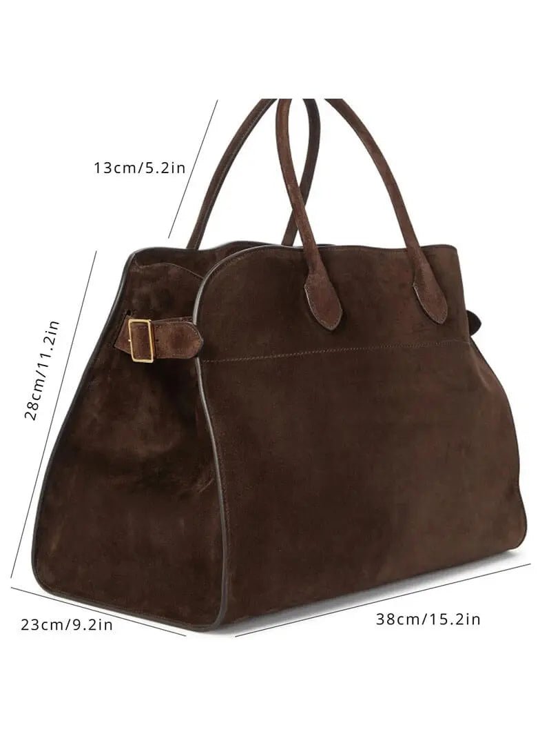 Elegante Tote Bag aus Weichem Velours mit Klassischer Silhouette