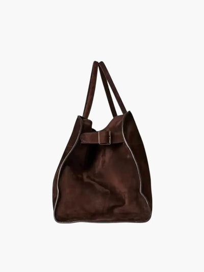 Elegante Tote Bag aus Weichem Velours mit Klassischer Silhouette