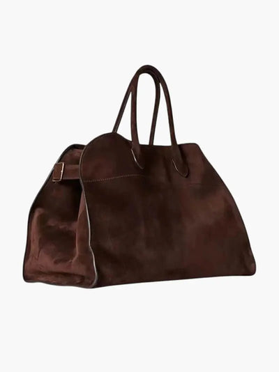Elegante Tote Bag aus Weichem Velours mit Klassischer Silhouette