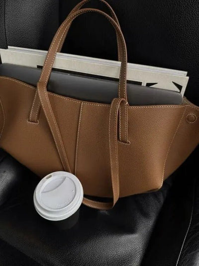 Damen Tote Bag Braun – Moderne Alltagstasche mit Knoten-Details | ommoda.de