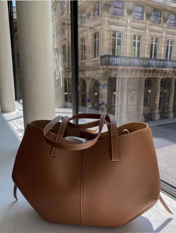 Damen Tote Bag Braun – Moderne Alltagstasche mit Knoten-Details | ommoda.de