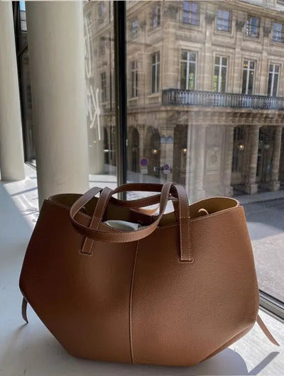 Damen Tote Bag Braun – Moderne Alltagstasche mit Knoten-Details | ommoda.de