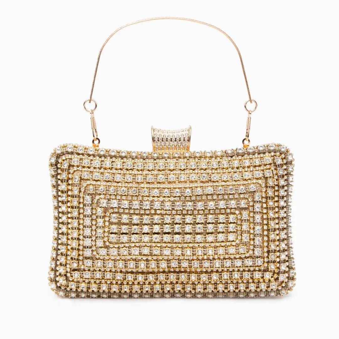 Elegante Kristall-Clutch mit Pailletten – Glanzvoller Auftritt