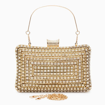 Elegante Kristall-Clutch mit Pailletten – Glanzvoller Auftritt