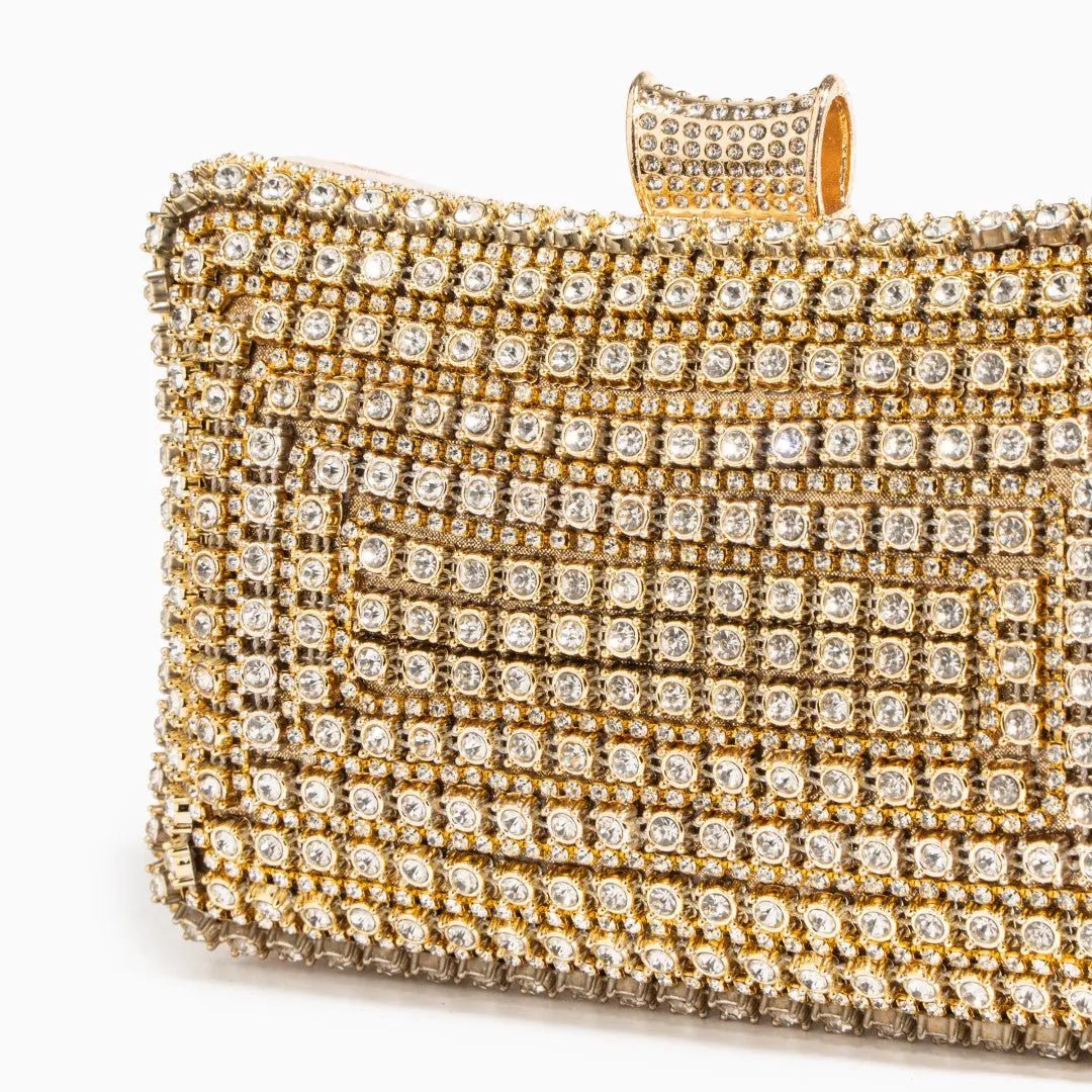 Elegante Kristall-Clutch mit Pailletten – Glanzvoller Auftritt