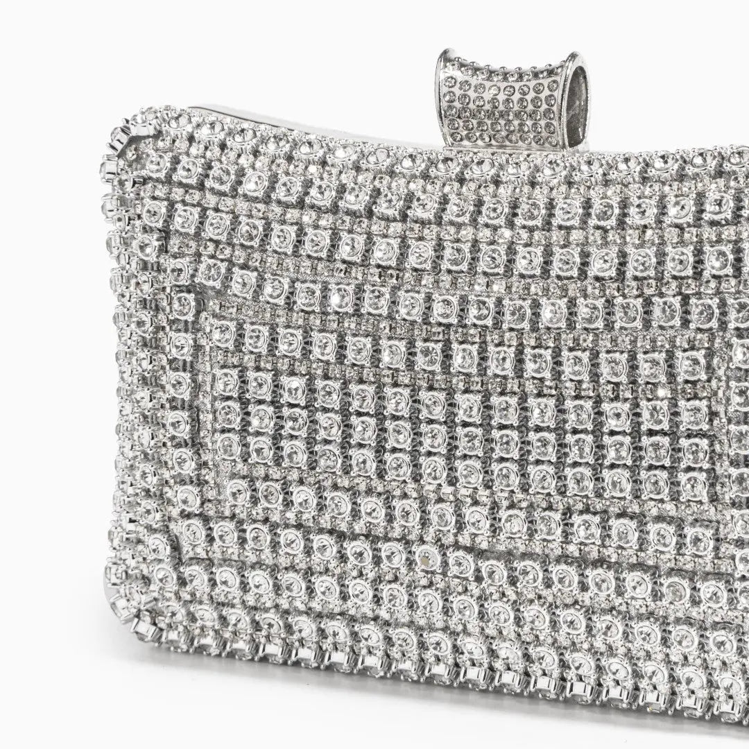 Elegante Kristall-Clutch mit Pailletten – Glanzvoller Auftritt